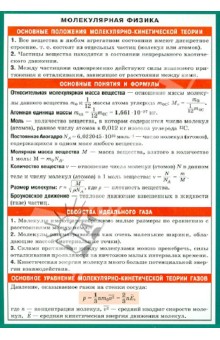 Молекулярная физика. Наглядно-раздаточное пособие
