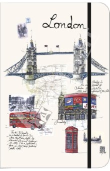 Записная книга для путешественника London City Journal small (60571)