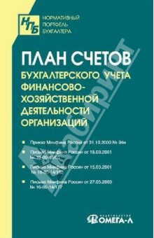 План счетов бухгалтерского учета финансово-хозяйственной деятельности организаций