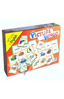 GAMES: PICTURE BINGO (Level: A1) Набор из 136 карточек