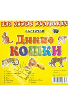 Карточки "Дикие кошки"