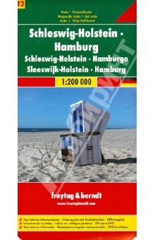 Schleswig-Holstein. Hamburg. 1:200 000