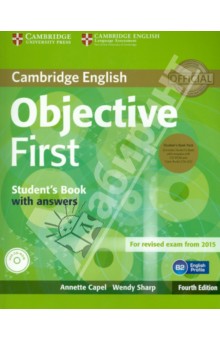 Objective First 4 Edition  Student's Book Pack with answers  +CD-ROM x2
