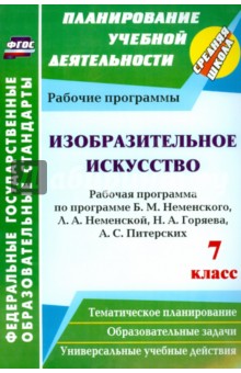 Изобразительное искусство. 7 класс. Рабочая программа по прогр. В.М.Неменского, Л.А.Неменской. ФГОС