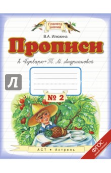 Пропись № 2. 1 класс. К "Букварю" Т.М.Андриановой. ФГОС