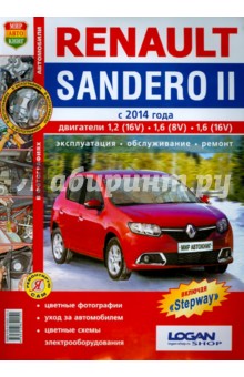 Renault Sandero II (c 2014 г.). Руководство по эксплуатации, обслуживанию и ремонту в цветных фото