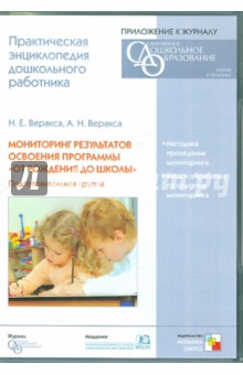 Мониторинг результатов освоения программы "От рождения до школы". Подготовительная группа (CD)