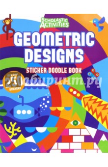 Geometric Designs: Sticker Doodle Book