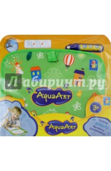 Коврик "AquaArt" для рисования водой (зеленый, чемоданчик) (Т59403)