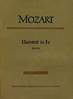 Quintett in Es fur 2 Violinen, 2 Violen u. Violoncello