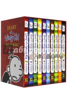 Diary of a Wimpy Kid. Box of 10 Books