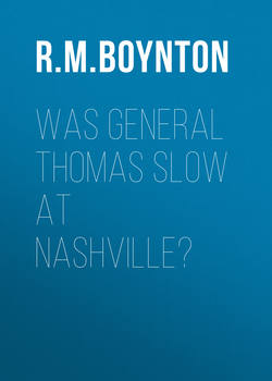 Was General Thomas Slow at Nashville?