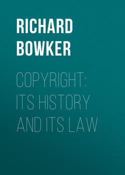 Copyright: Its History and Its Law