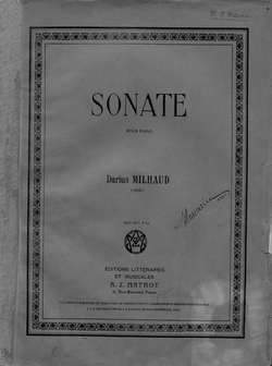 Sonate pour Piano