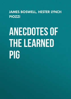 Anecdotes of the Learned Pig