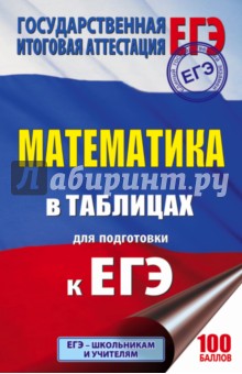 ЕГЭ Математика. 10-11 классы. В таблицах