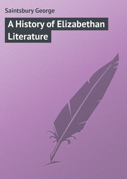A History of Elizabethan Literature