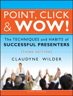 Point, Click and Wow!. The Techniques and Habits of Successful Presenters
