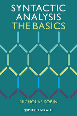 Syntactic Analysis. The Basics