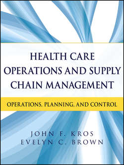 Health Care Operations and Supply Chain Management. Operations, Planning, and Control