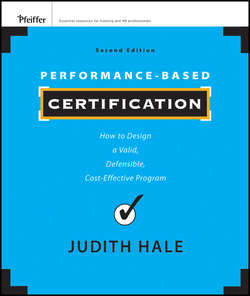 Performance-Based Certification. How to Design a Valid, Defensible, Cost-Effective Program