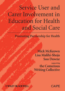 Service User and Carer Involvement in Education for Health and Social Care. Promoting Partnership for Health