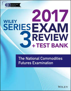 Wiley FINRA Series 3 Exam Review 2017. The National Commodities Futures Examination