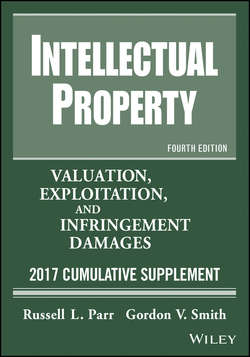 Intellectual Property. Valuation, Exploitation, and Infringement Damages, 2017 Cumulative Supplement