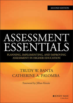 Assessment Essentials. Planning, Implementing, and Improving Assessment in Higher Education