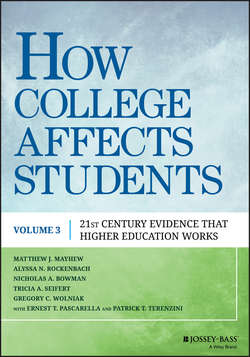 How College Affects Students. 21st Century Evidence that Higher Education Works