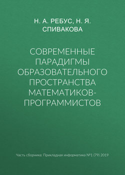 Современные парадигмы образовательного пространства математиков-программистов