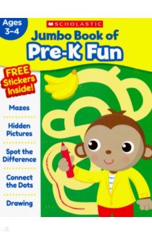 Jumbo Book of Pre-K Fun Workbook