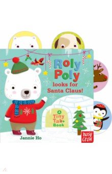 Roly Poly Looks for Santa Claus! (board book)