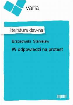 W odpowiedzi na protest