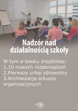 Nadzór nad działalnością szkoły, wydanie październik 2015 r.