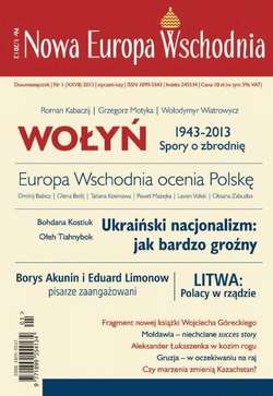 Nowa Europa Wschodnia 1/2013. Wołyń