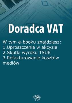 Doradca VAT, wydanie sierpień 2015 r.