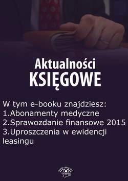 Aktualności księgowe, wydanie styczeń 2016 r.