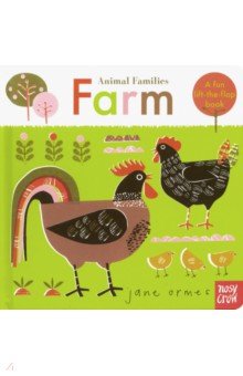 Animal Families: Farm  (lift-the-flap board book)