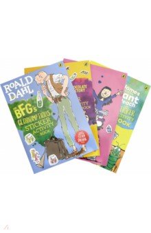 Roald Dahl's Sticker Book Collection (4 books)