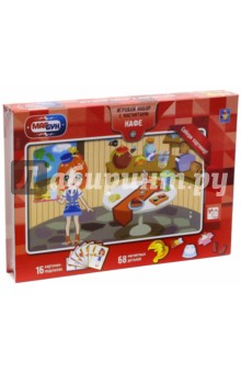 Игровой набор "Кафе" (68 магнитных деталей) (Т57380)