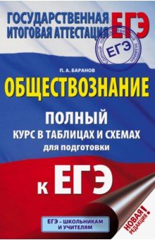 ЕГЭ. Обществознание. Полный курс в таблицах и схемах для подготовки к ЕГЭ