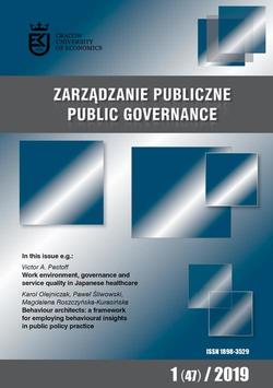 Zarządzanie Publiczne nr 1(47)/2019