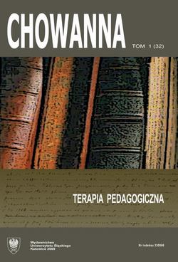 „Chowanna” 2009, R. 52 (65), T. 1 (32): Terapia pedagogiczna