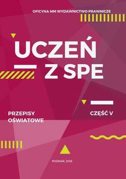 Uczeń z SPE - Przepisy oświatowe