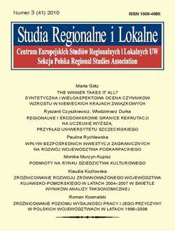 Studia Regionalne i Lokalne nr 3(41)/2010