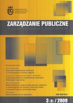 Zarządzanie Publiczne nr 3(9)/2009