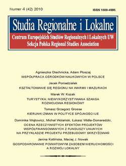 Studia Regionalne i Lokalne nr 4(42)/2010