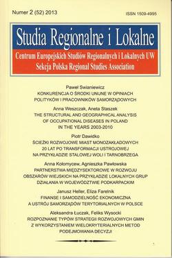 Studia Regionalne i Lokalne nr 2(52)/2013