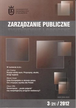 Zarządzanie Publiczne nr 3(21)/2012